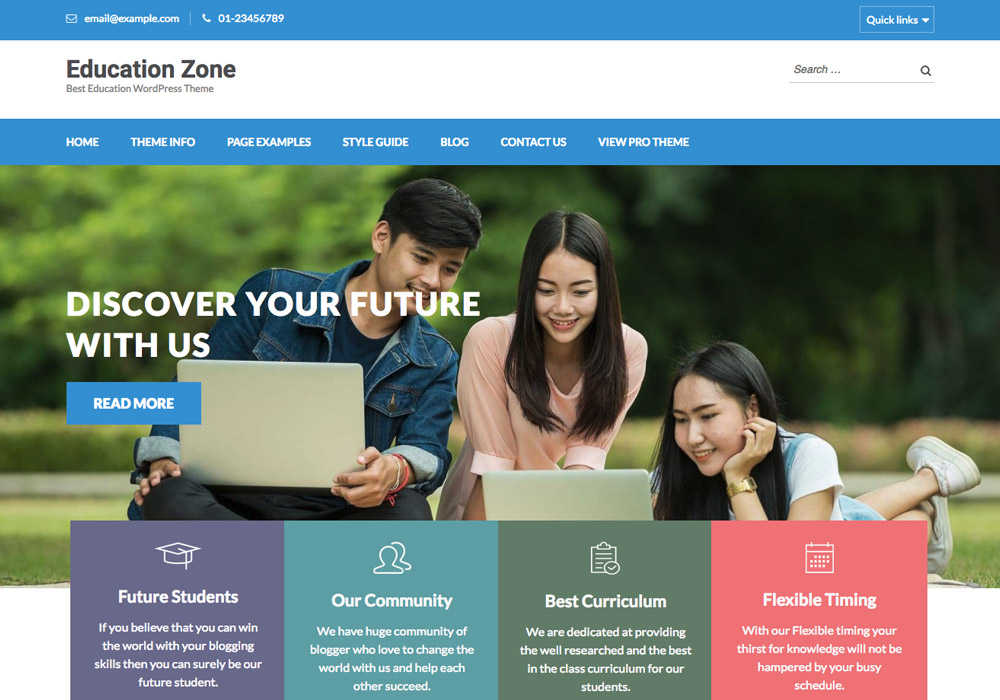 Education css theme